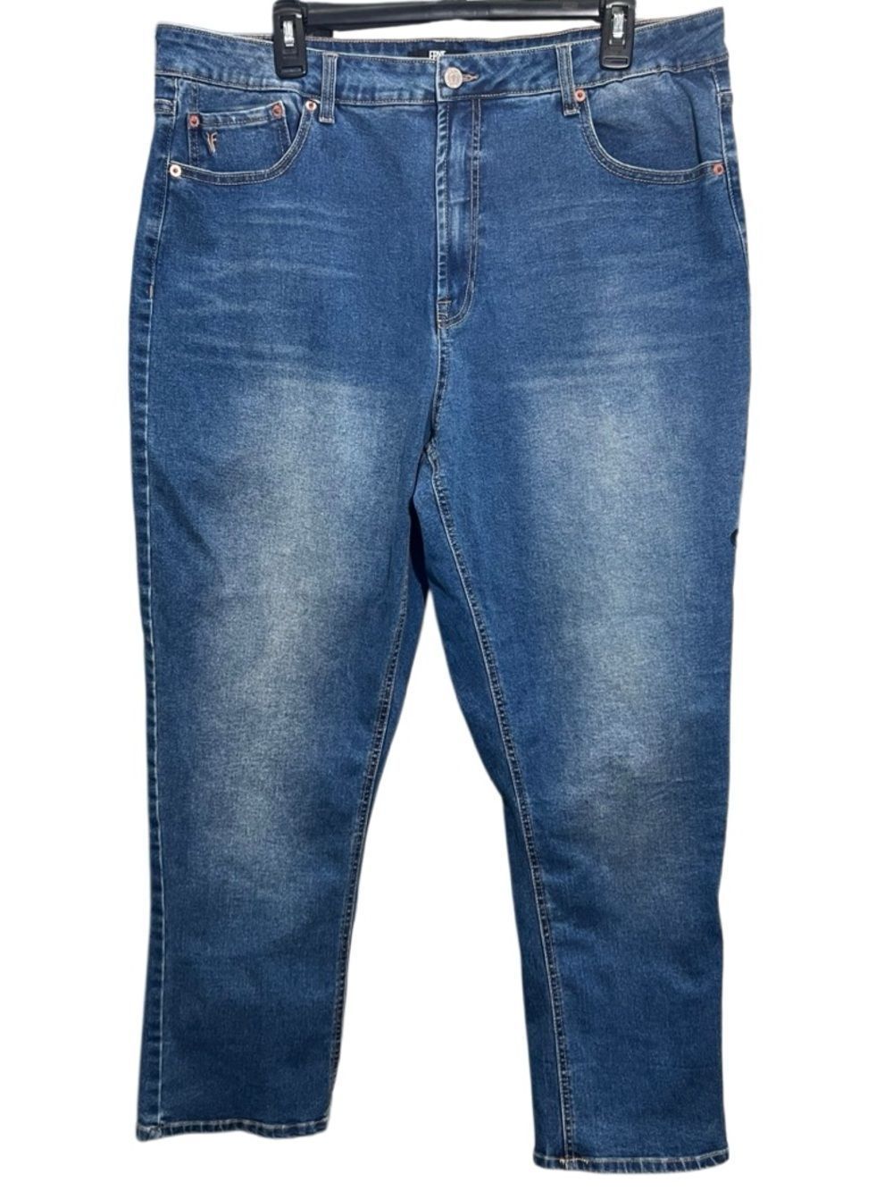Frye High Rise Straight Denim Jean Size 16/34
